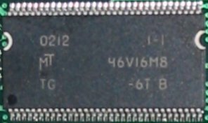 Micron 46V16M8 6ns RAM