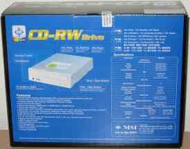 The information on the back of the box