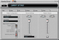 The Main tab in the Control Panel