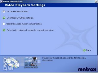Video Playback Settings